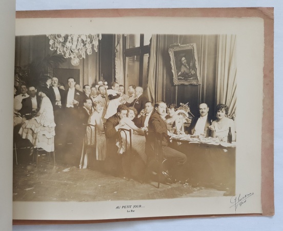 Soiree Rose. A photograph album documenting a 1928 Parisian party hosted by Paul Dreyfus-Rose