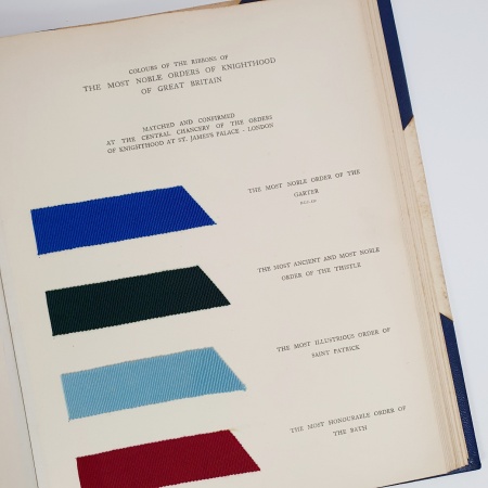 British Traditional Colours. Souvenir in connection with the Coronation of His Majesty King George VI and Her Majesty Queen Elizabeth. Issued by The British Colour Council