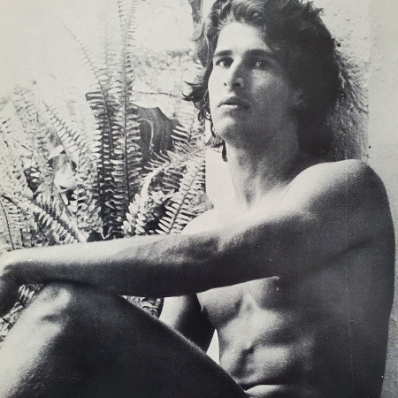 A publicity portfolio for the Cuban dancer Jorge Lago, with a cover design by Yves Saint Laurent