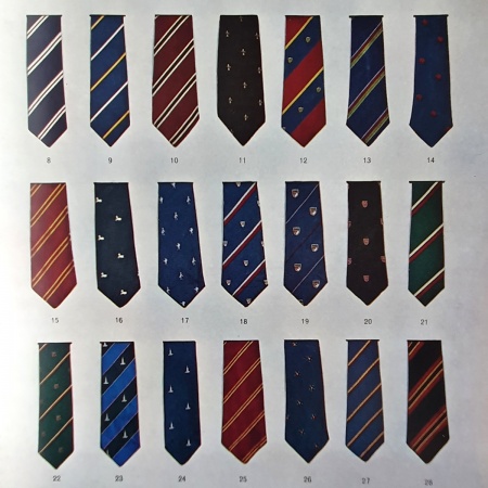 Ties. The Book of Public School, Old Boys, University, Navy, Army, Air Force & Club Ties