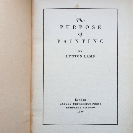 The Purpose of Painting