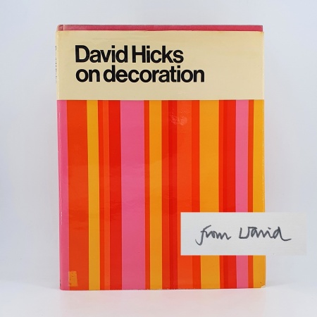 David Hicks on decoration [INSCRIBED]