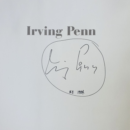 Irving Penn [SIGNED]