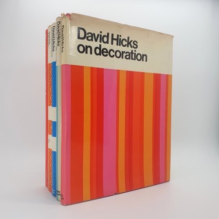 David Hicks on... David Hicks on decoration; David Hicks on living - with taste; David Hicks on bathrooms; David Hicks on decoration - with fabrics; David Hicks on decoration 5 [A complete set of the 'David Hicks on' series]