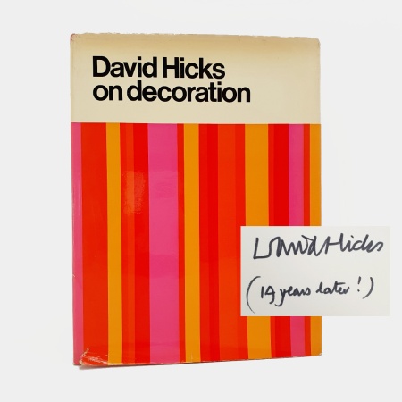 David Hicks on decoration [SIGNED]
