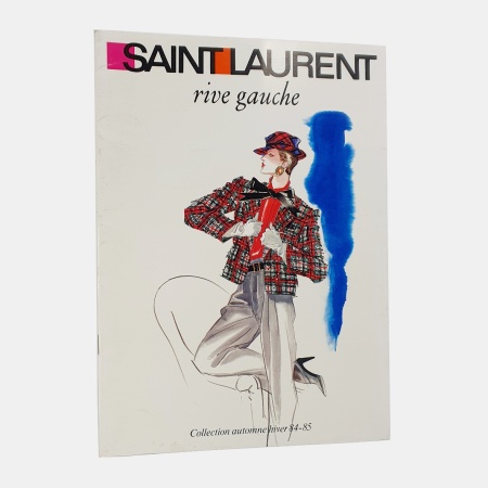 SAINT LAURENT - SAINT LAURENT rive gauche FASHION 作品集 本 Saint Laurent Rive Gauche. Collection automne hiver 84-85