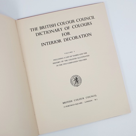 Britisch Council Color Code The British Colour Council Dictionary of Colours for Interior ...