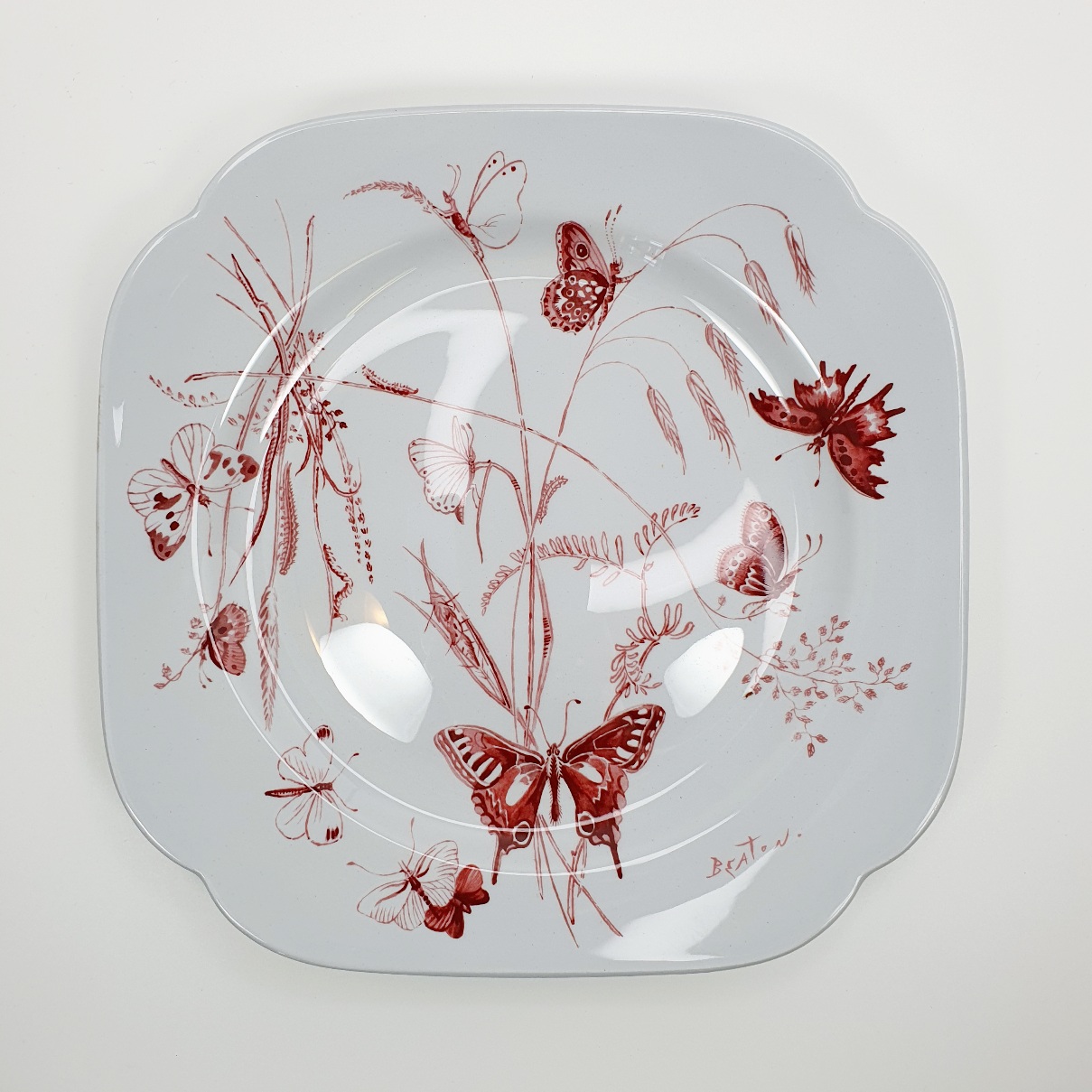 A Spode Plate designed by Cecil Beaton