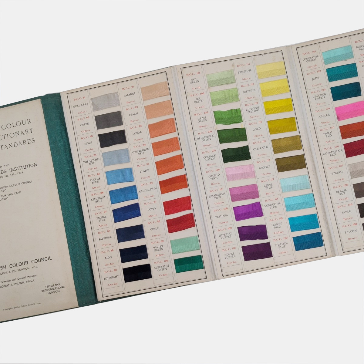 Britisch Council Color Code The British Colour Council Dictionary of Colour Standards | Beaux Books